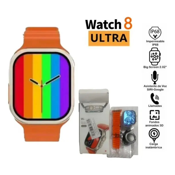 Reloj Inteligente Smartwatch 8 Ultra: LUCE DE MANERA ELEGANTE😎